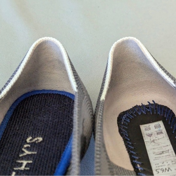 Rothy’s The Loafer Round Toe Flats Gray Botanicamo Camo Slip-on Shoes Sz 6.5 - Picture 6 of 12